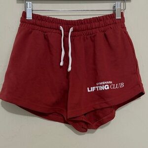 Gymshark Dark Red Women's Lifting Club Shorts. Never Washed/Worn. New w/o Tags!!